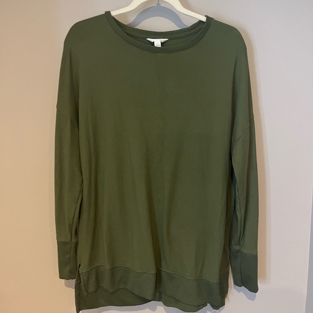 Green sweater